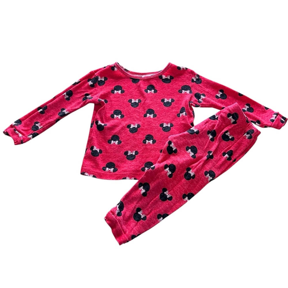 Disney Minnie Mouse Pajama Set Size 2T